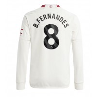 Manchester United Bruno Fernandes #8 Tredjedrakt 2023-24 Langermet